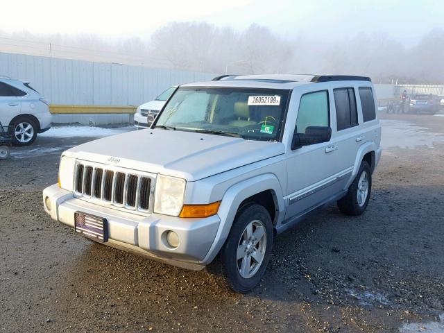 1J8HG48K27C586942 - 2007 JEEP COMMANDER SILVER photo 2