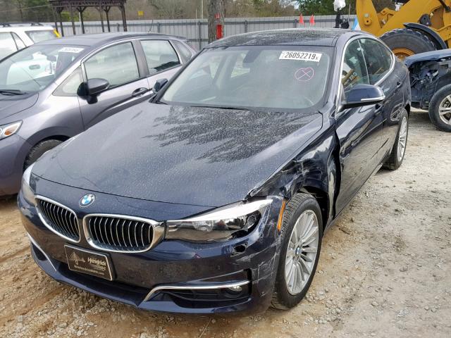 WBA8Z5C53FD671948 - 2015 BMW 328 XIGT BLUE photo 2