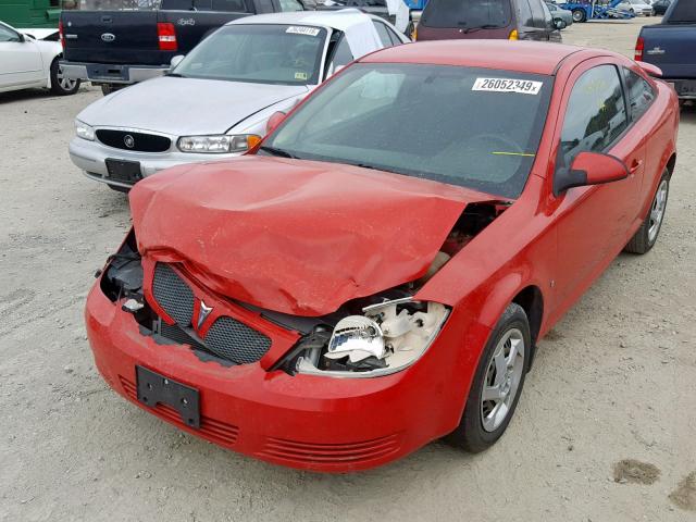 1G2AL18F787229356 - 2008 PONTIAC G5 RED photo 2