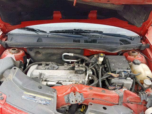 1G2AL18F787229356 - 2008 PONTIAC G5 RED photo 7