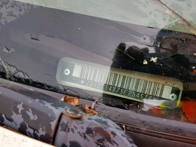 1G1ZT54875F234516 - 2005 CHEVROLET MALIBU LS GOLD photo 10