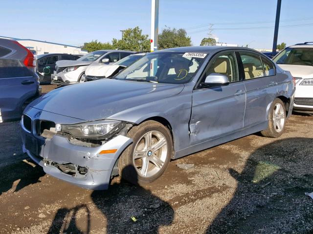 WBA3C1C54FP851295 - 2015 BMW 328 I SULE BLUE photo 2