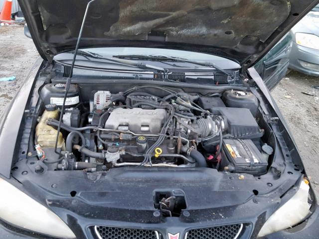 1G2NF12E5YM838150 - 2000 PONTIAC GRAND AM S BLACK photo 7