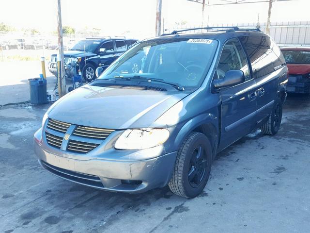 1D4GP45R36B504423 - 2006 DODGE CARAVAN SX GRAY photo 2