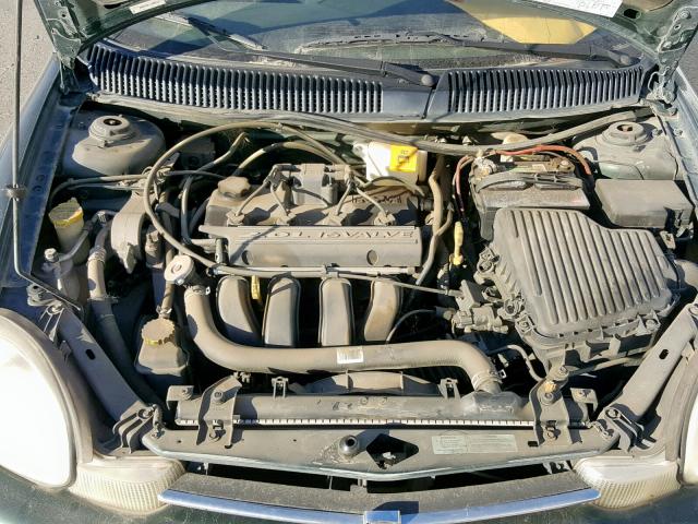 1B3ES46C6YD556635 - 2000 DODGE NEON BASE GREEN photo 7