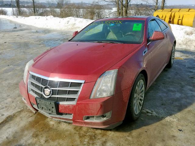 1G6DL1ED4B0159913 - 2011 CADILLAC CTS PERFOR RED photo 2