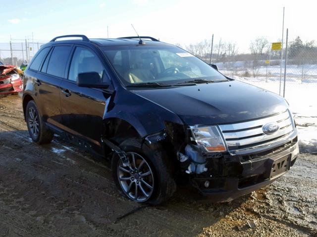 2FMDK48C08BB26379 - 2008 FORD EDGE SEL BLACK photo 1