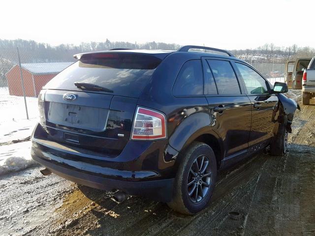 2FMDK48C08BB26379 - 2008 FORD EDGE SEL BLACK photo 4