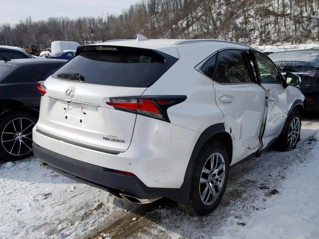 JTJBARBZ5G2073107 - 2016 LEXUS NX 200T WHITE photo 4