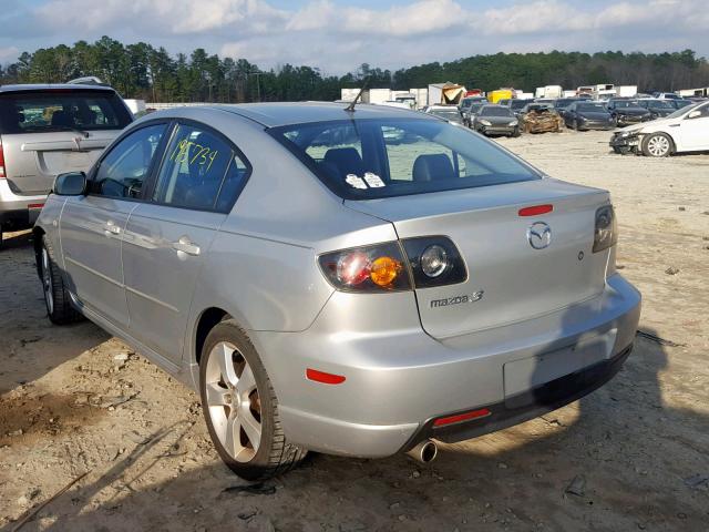 JM1BK123951245123 - 2005 MAZDA 3 S GRAY photo 3