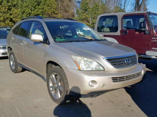 JTJGW31U672001083 - 2007 LEXUS RX 400H GOLD photo 1