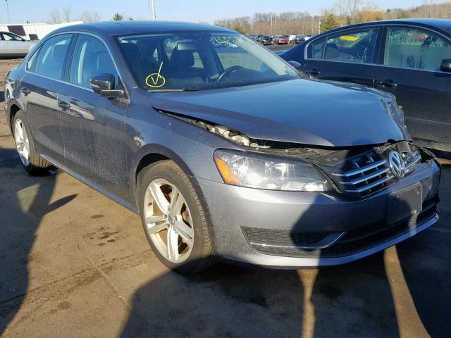 1VWBN7A31EC012494 - 2014 VOLKSWAGEN PASSAT SE GRAY photo 1