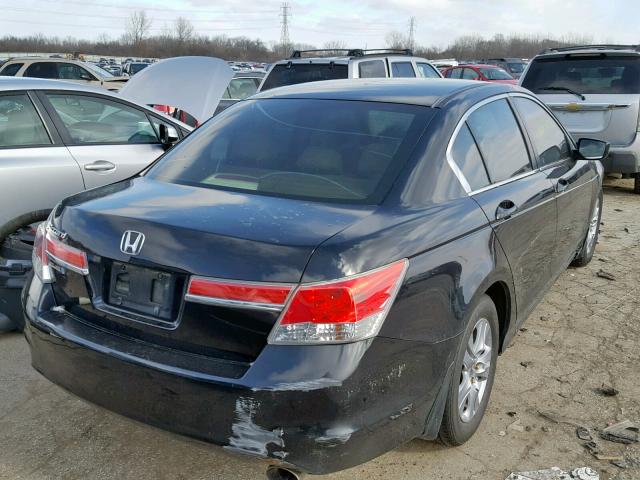 1HGCP2F40CA133808 - 2012 HONDA ACCORD LXP BLACK photo 4