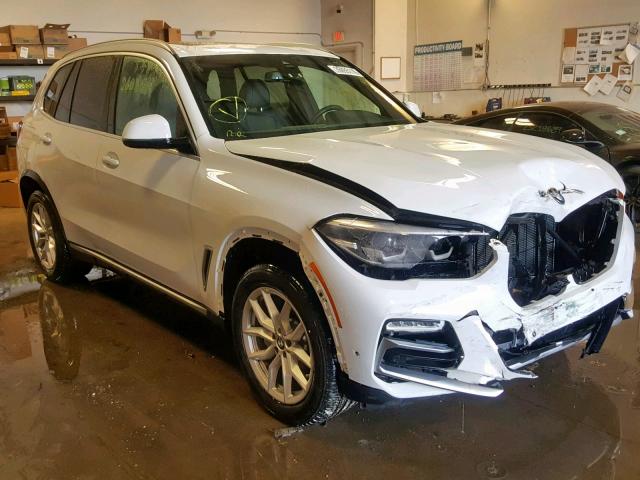 5UXCR6C55KLK87137 - 2019 BMW X5 XDRIVE4 WHITE photo 1