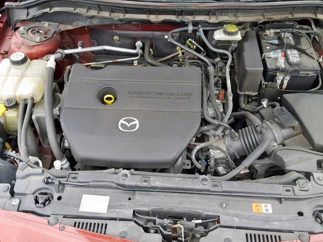 JM1BL1S61A1149164 - 2010 MAZDA 3 S RED photo 7