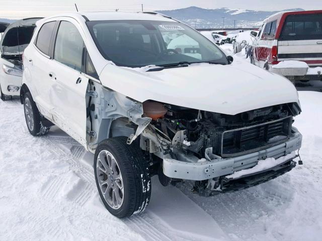 MAJ6P1WL3JC201636 - 2018 FORD ECOSPORT T WHITE photo 1