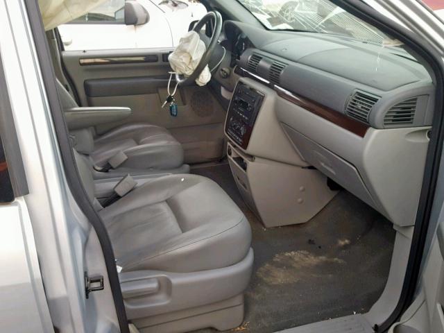 2FMDA52287BA32029 - 2007 FORD FREESTAR S SILVER photo 5