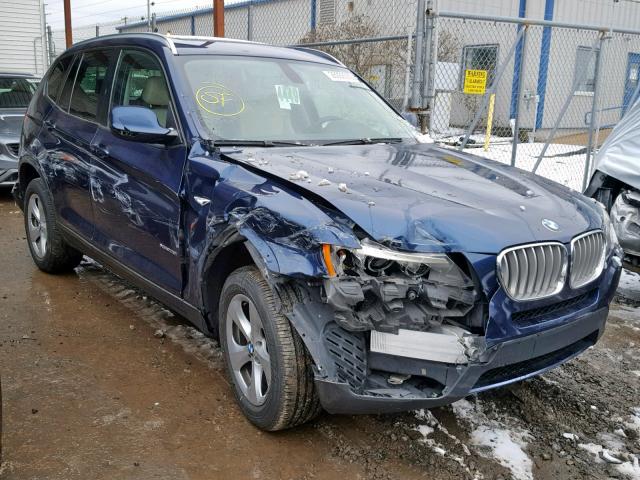 5UXWX5C56BL712572 - 2011 BMW X3 XDRIVE2 BLUE photo 1