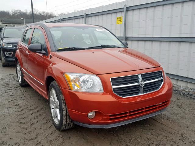 1B3HE78K47D260635 - 2007 DODGE CALIBER R/ ORANGE photo 1