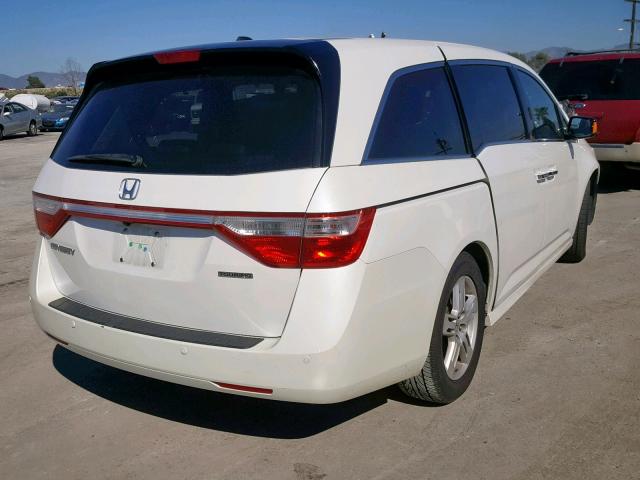 5FNRL5H96DB068941 - 2013 HONDA ODYSSEY TO WHITE photo 4