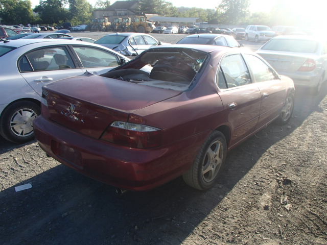 19UUA56663A022821 - 2003 ACURA 3.2 TL MAROON photo 4