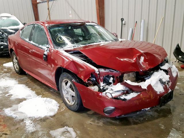 2G2WP522741282234 - 2004 PONTIAC GRAND PRIX MAROON photo 1