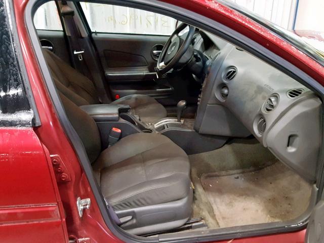 2G2WP522741282234 - 2004 PONTIAC GRAND PRIX MAROON photo 5