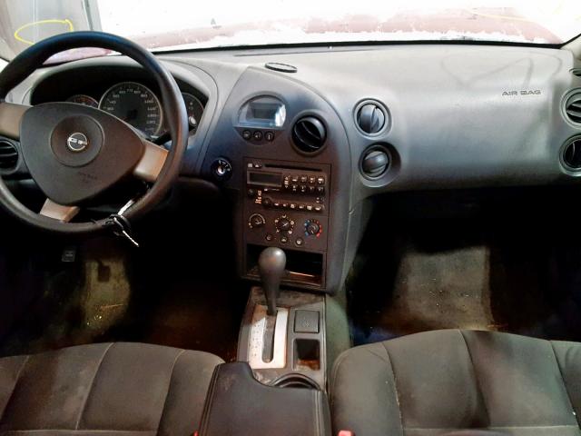 2G2WP522741282234 - 2004 PONTIAC GRAND PRIX MAROON photo 9