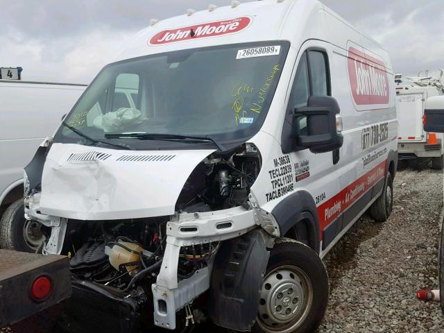 3C6TRVDG0HE502038 - 2017 RAM PROMASTER 白色 照片 2