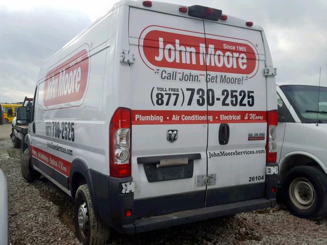 3C6TRVDG0HE502038 - 2017 RAM PROMASTER 白色 照片 3