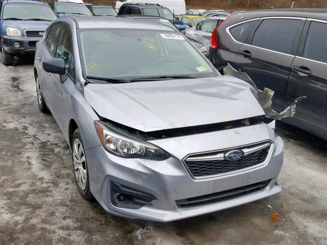 4S3GTAA65J3703107 - 2018 SUBARU IMPREZA GRAY photo 1