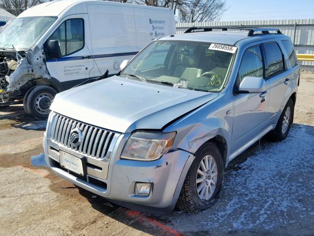 4M2CU97G09KJ00202 - 2009 MERCURY MARINER PR BLUE photo 2