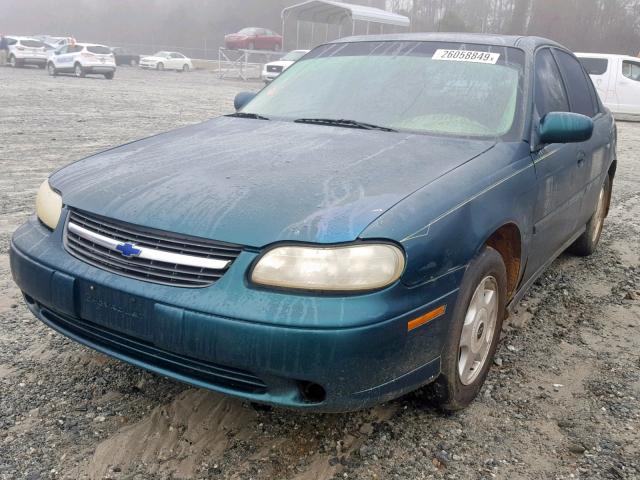 1G1NE52J616166802 - 2001 CHEVROLET MALIBU LS GREEN photo 2