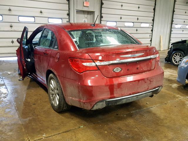 1C3CCBBB5CN139972 - 2012 CHRYSLER 200 TOURIN RED photo 3