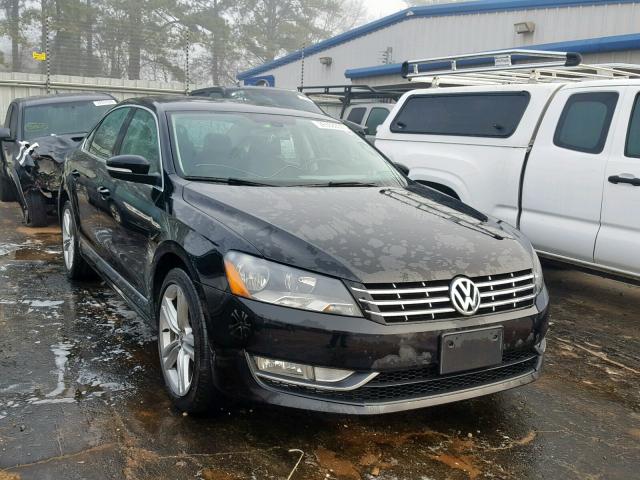 1VWBN7A38DC105981 - 2013 VOLKSWAGEN PASSAT SE BLACK photo 1