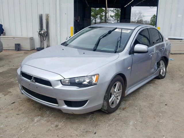 JA32V2FW4DU003109 - 2013 MITSUBISHI LANCER SE SILVER photo 2