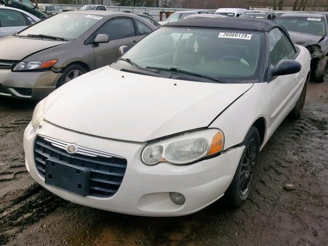 1C3EL55R66N135551 - 2006 CHRYSLER SEBRING TO WHITE photo 2