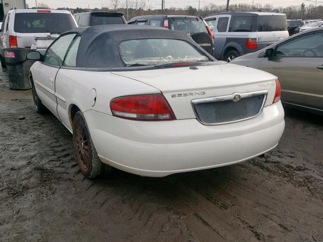 1C3EL55R66N135551 - 2006 CHRYSLER SEBRING TO WHITE photo 3