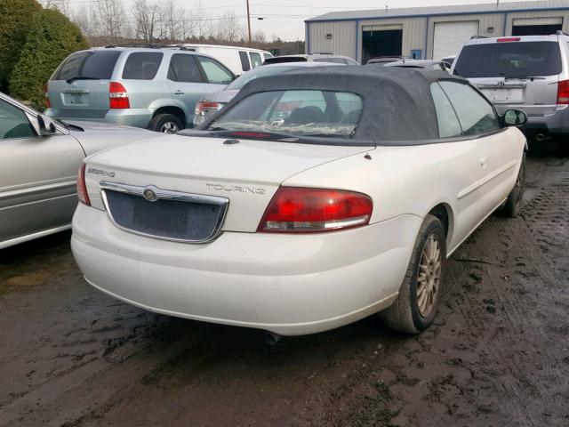 1C3EL55R66N135551 - 2006 CHRYSLER SEBRING TO WHITE photo 4