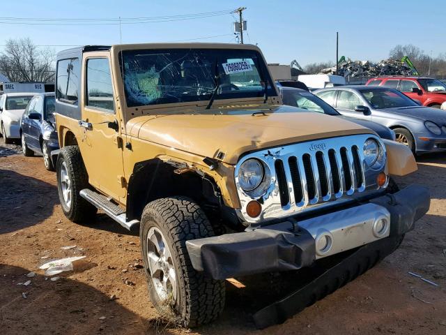 1C4GJWBG0DL629674 - 2013 JEEP WRANGLER S BEIGE photo 1