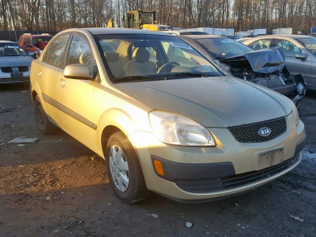 KNADE123376239773 - 2007 KIA RIO BASE GOLD photo 1