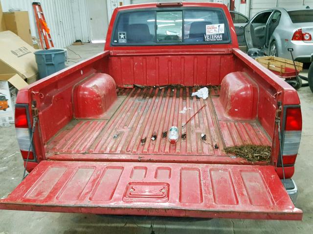 1N6DD21S6WC374005 - 1998 NISSAN FRONTIER X RED photo 6