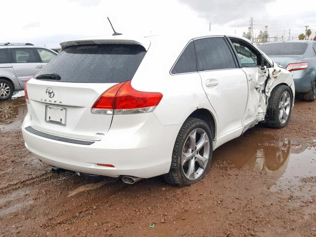 4T3BK11A79U012087 - 2009 TOYOTA VENZA WHITE photo 4