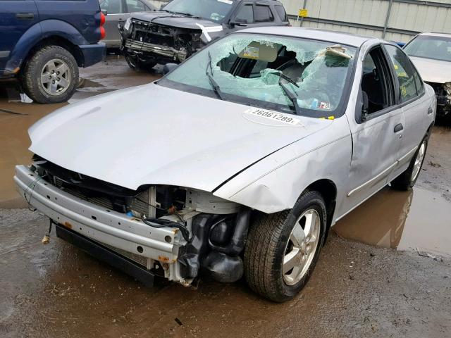 1G1JF52F657124072 - 2005 CHEVROLET CAVALIER L SILVER photo 2