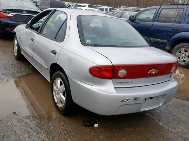 1G1JF52F657124072 - 2005 CHEVROLET CAVALIER L SILVER photo 3