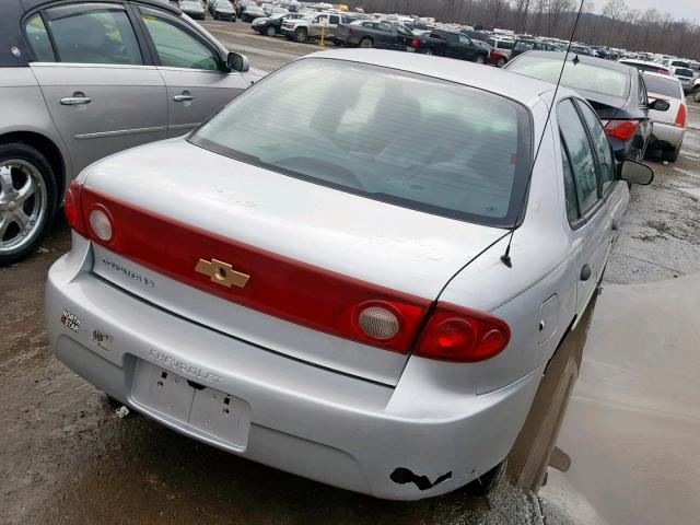 1G1JF52F657124072 - 2005 CHEVROLET CAVALIER L SILVER photo 4