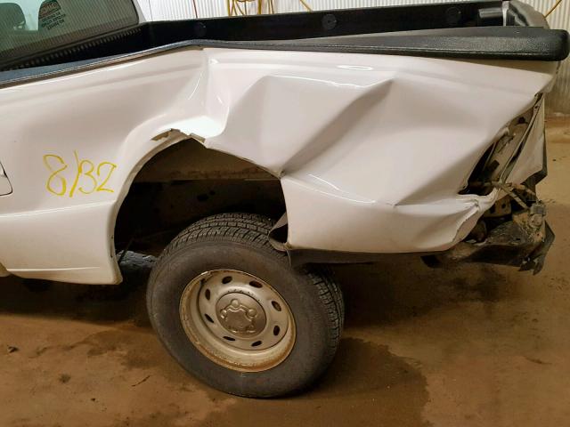 1FTYR10UX4PB07815 - 2004 FORD RANGER WHITE photo 9