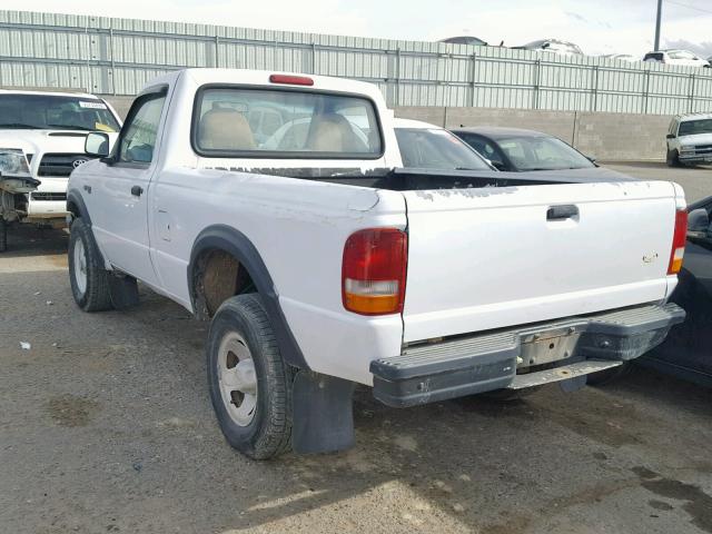 1FTCR11U2TUC59581 - 1996 FORD RANGER WHITE photo 3