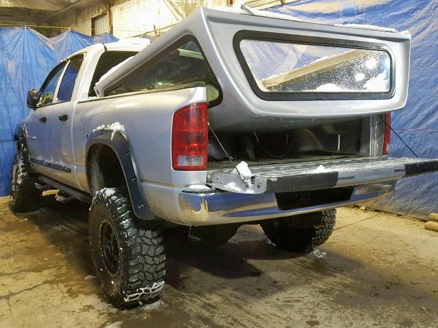 3D7KS28C25G837614 - 2005 DODGE RAM 2500 S Արծաթագույն լուսանկար 3