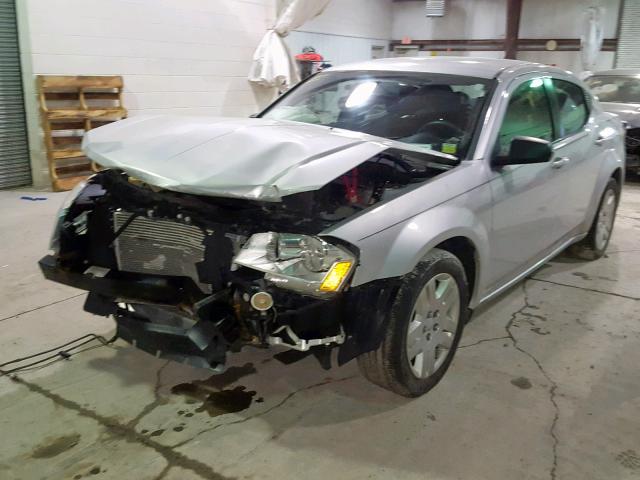 1B3BD4FB8BN541446 - 2011 DODGE AVENGER EX SILVER photo 2